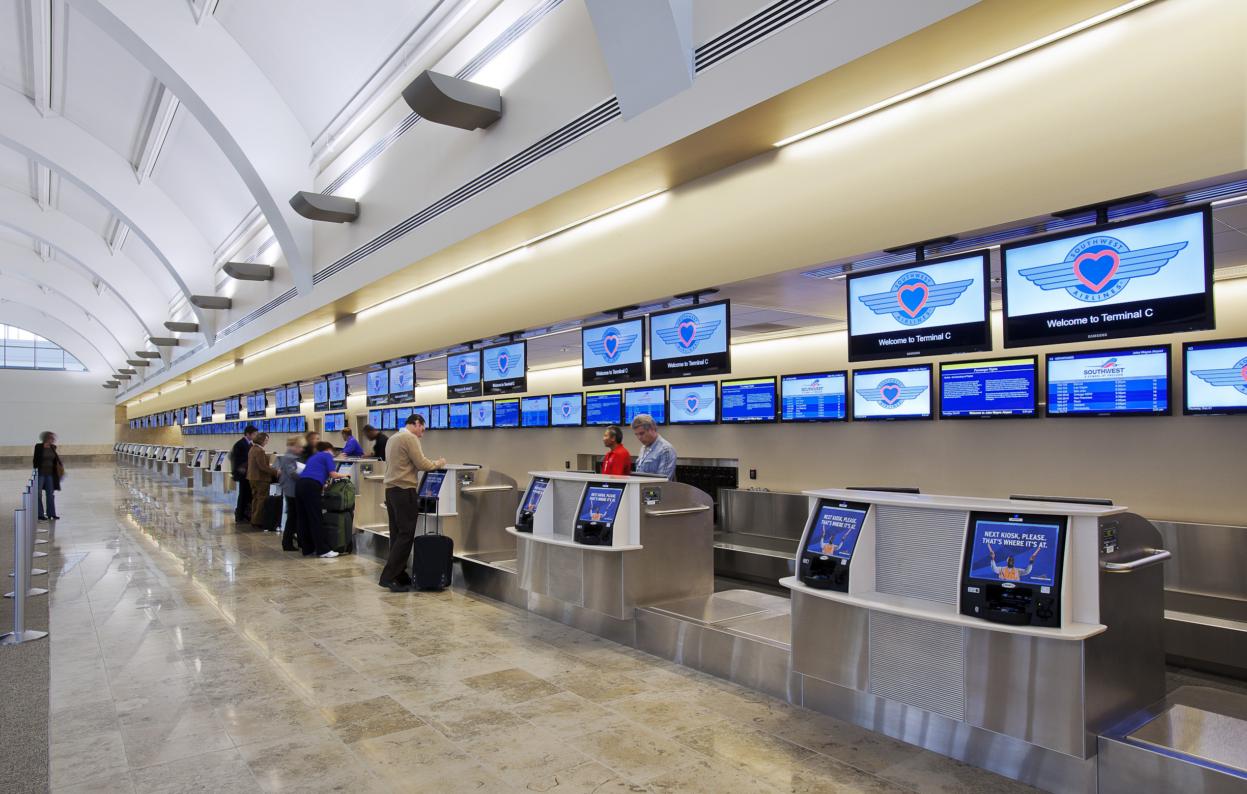 John Wayne Airport Common Use Passenger Processing System - Snyder Langston