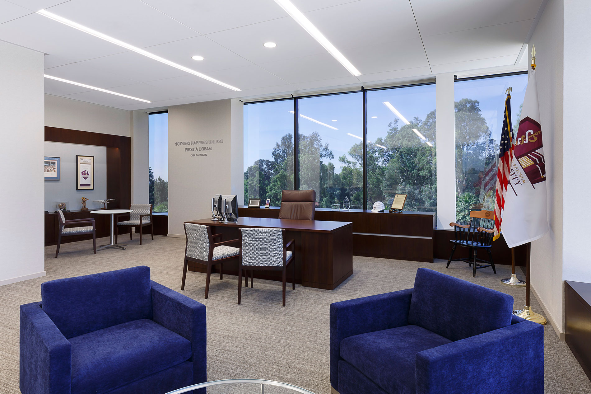 Marshall B. Ketchum University President’s Office - Snyder Langston