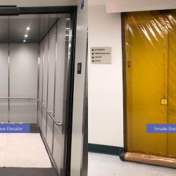 New Elevator and Smoke Door