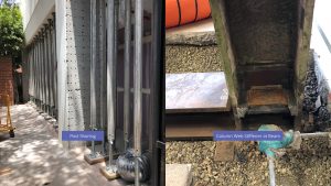 post shorting and web stiffeners added to existing column