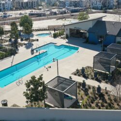 Aerial shot of The Perch
